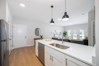 Stainless undermount kitchen sink